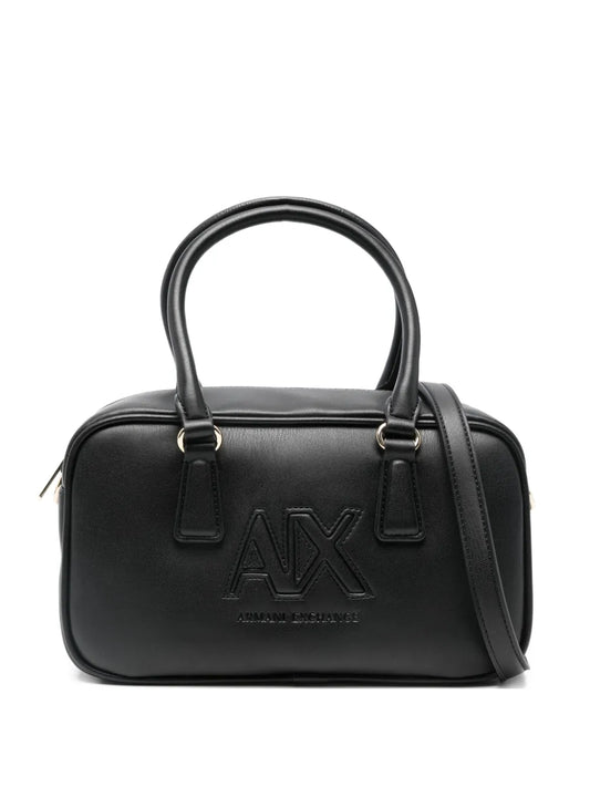 Armani Exchangelogo-embossed tote bag