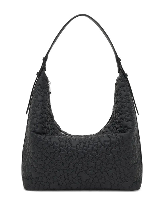 TOUSembossed zipped shoulder bag