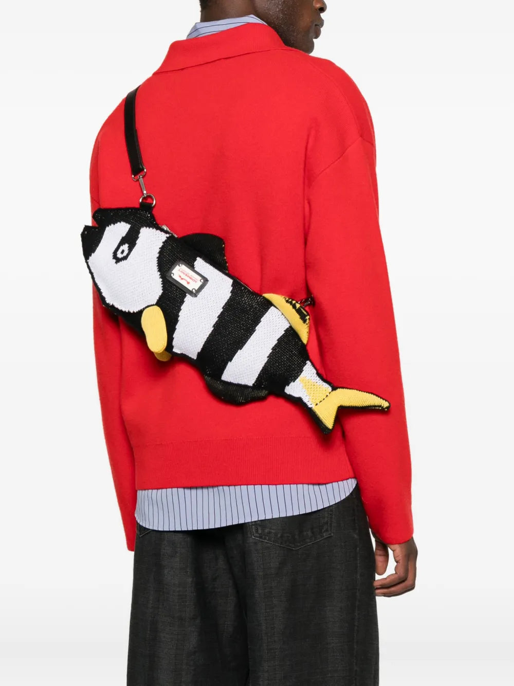 Charles Jeffrey LoverboyFish shoulder bag
