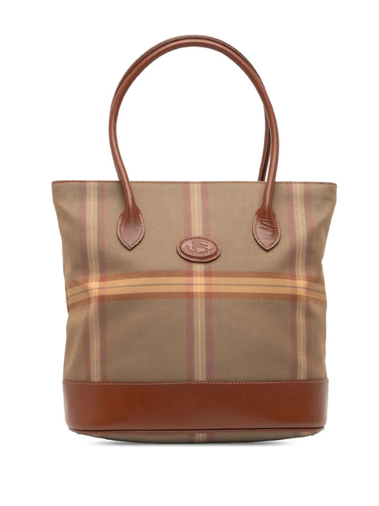 Pre-OwnedBurberry Pre-Owned20th Century Vintage Check Canvas bucket bag
