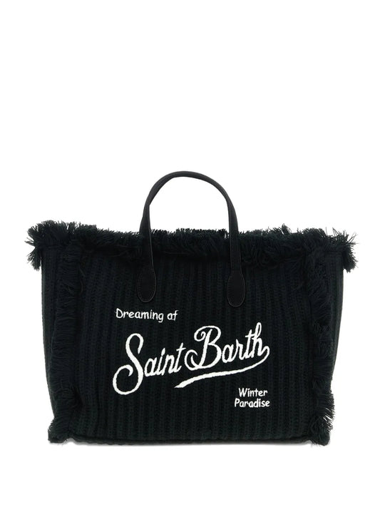 MC2 Saint BarthColette fringed wool tote bag
