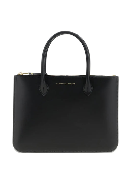 Comme Des Garns Walletleather tote bag