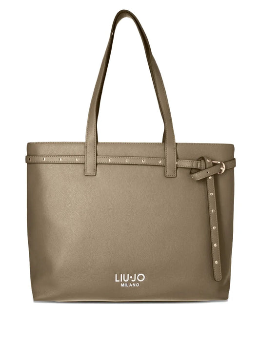 LIU JOmedium stud-detail tote bag