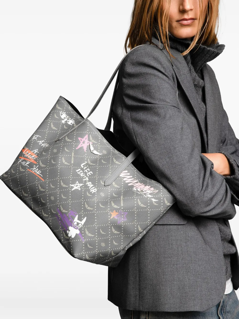 New SeasonZadig&VoltaireZ Shopper monogram tote bag