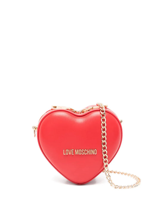 Love Moschinoheart-shape chain-strap cross body bag