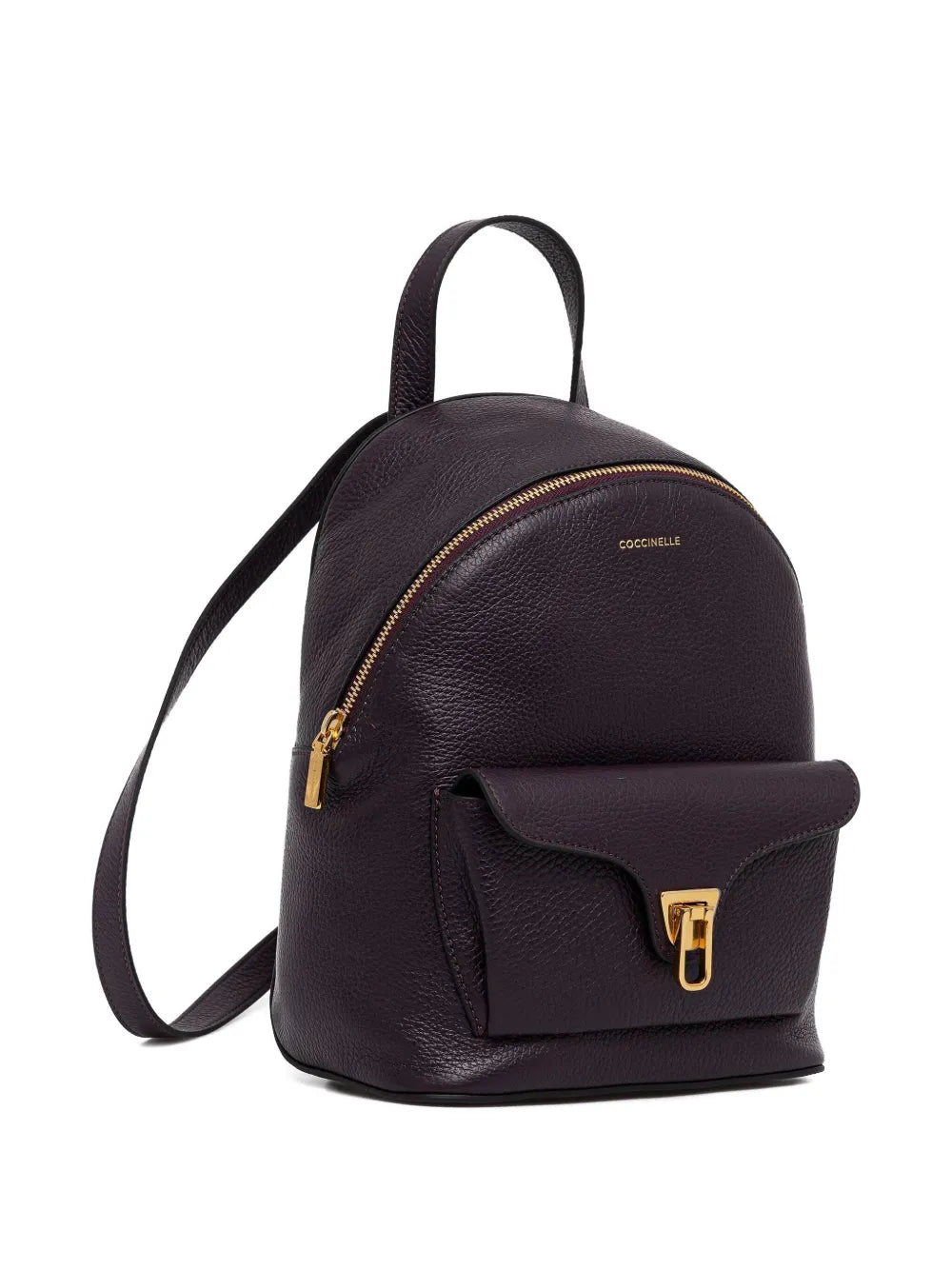 Coccinellelogo-detail top-handle backpack
