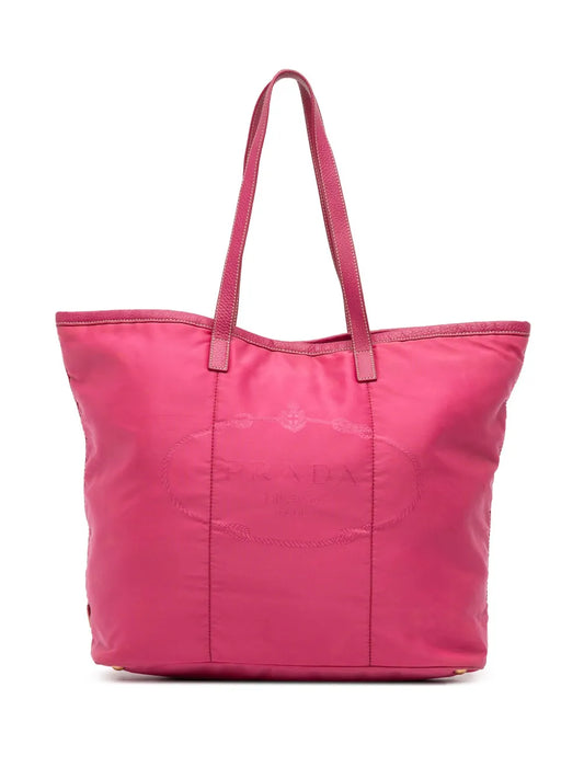 Pre-OwnedPrada Pre-Owned2013-2025 Tessuto Canapa Logo tote bag