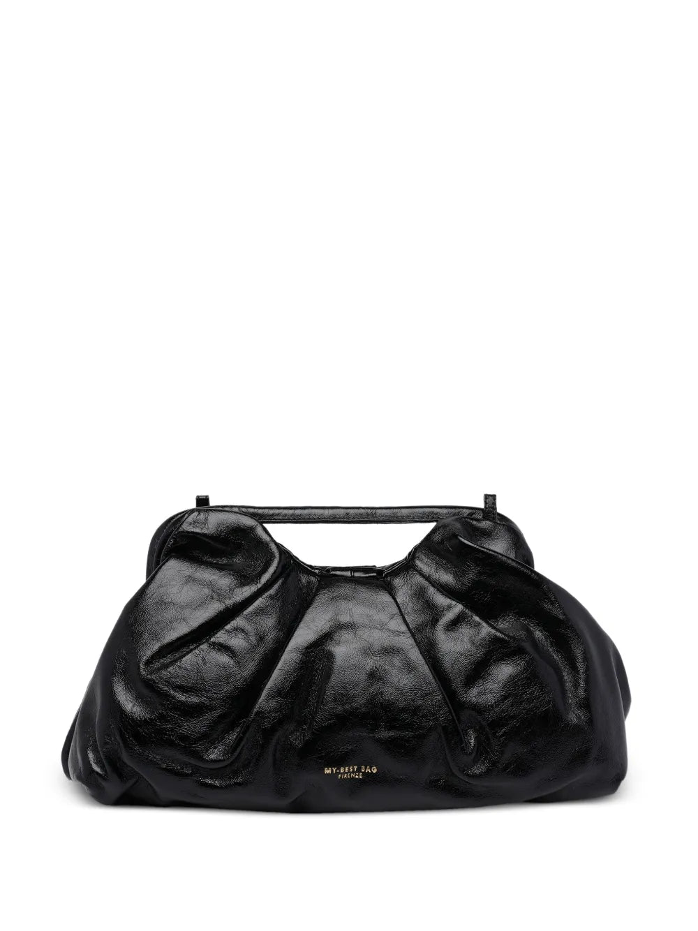 MY BEST BAGlogo-detail leather tote bag