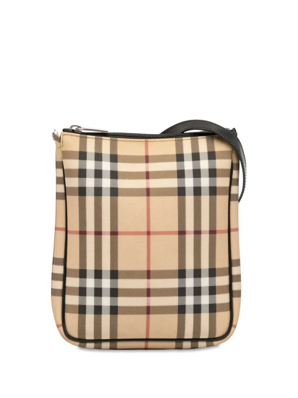 Pre-OwnedBurberry Pre-Owned2000-2017 House Check Coated Canvas crossbody bag