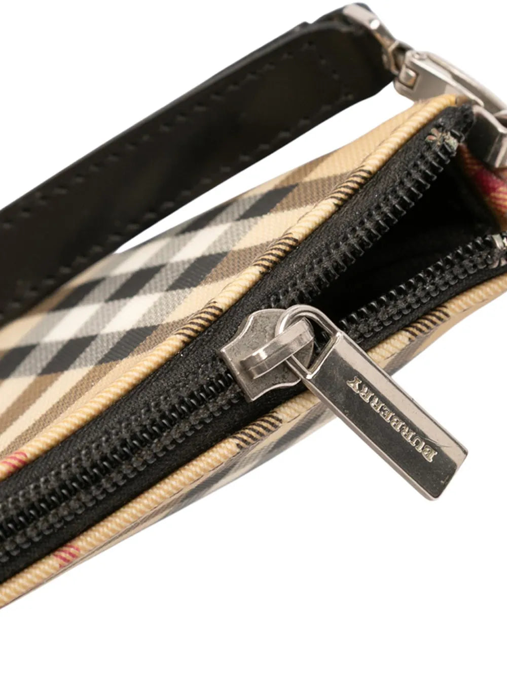 Pre-OwnedBurberry Pre-Owned2000-2017 House Check Coated Canvas crossbody bag
