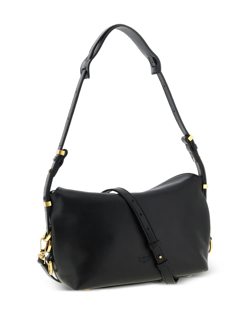PINKOengraved-rings saddle shoulder bag