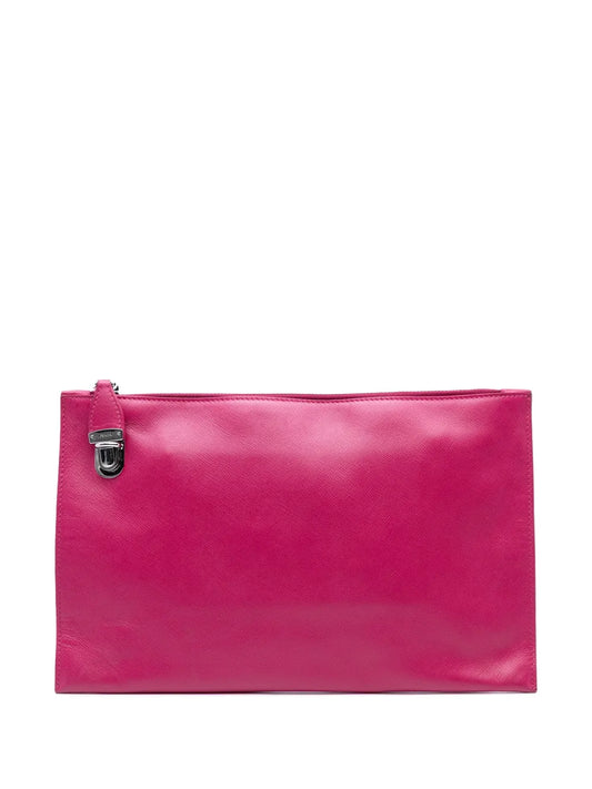 Pre-OwnedPrada Pre-Owned2000-2025 Saffiano Lux Zip clutch bag