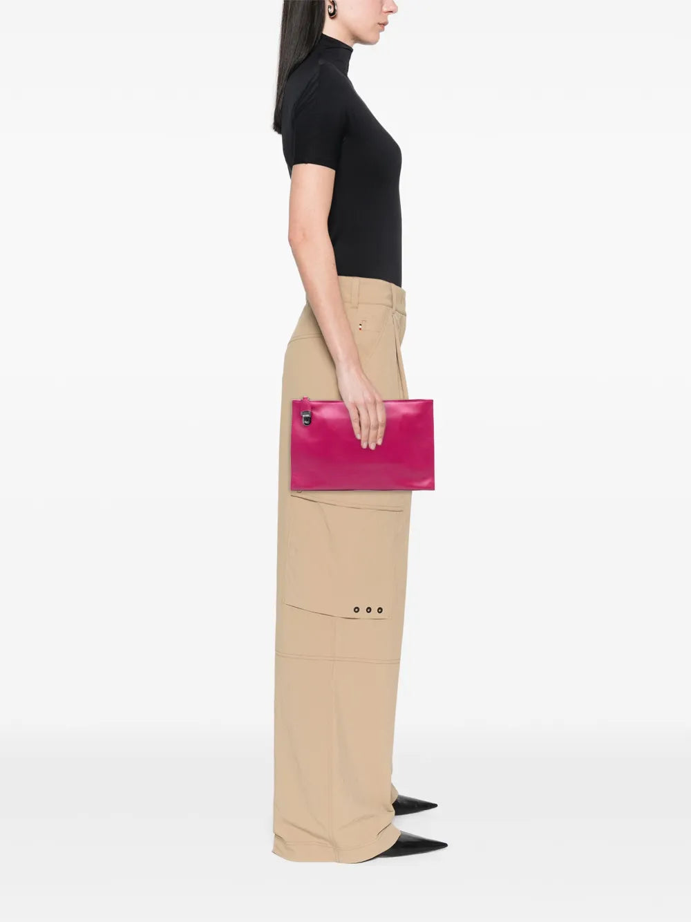 Pre-OwnedPrada Pre-Owned2000-2025 Saffiano Lux Zip clutch bag