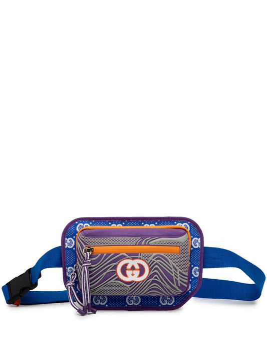 Pre-OwnedGucci Pre-Owned2016-2025 GG Nylon and Rubber belt bag