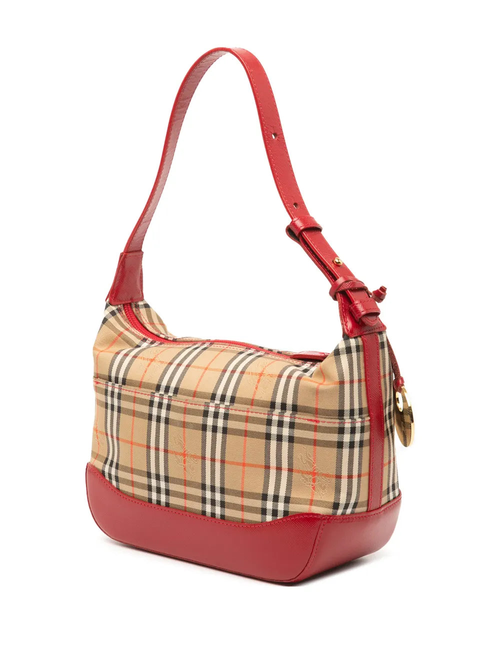 Pre-OwnedBurberry Pre-Owned2000-2017 Haymarket Check Canvas shoulder bag