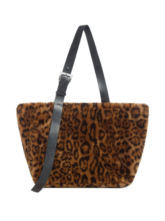 ApparisEsti leopard tote bag