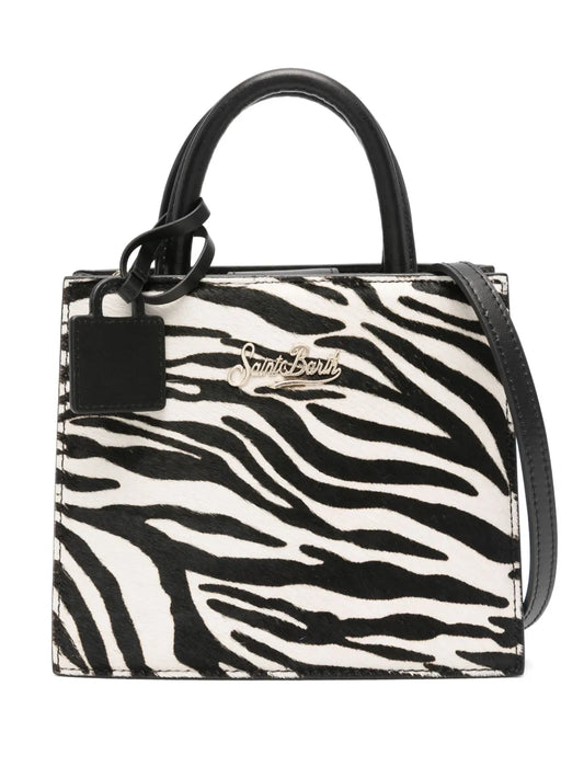 MC2 Saint Barthzebra-print mini bag