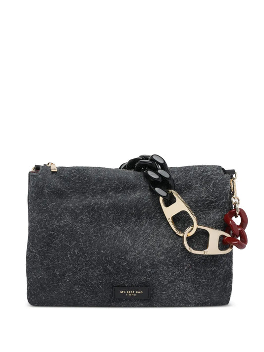 MY BEST BAGlogo-patch chain shoulder bag