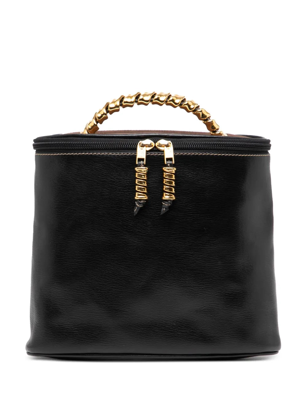 Pre-OwnedLoewe Pre-Owned2000-2025 Leather Velasquez Twist vanity bag