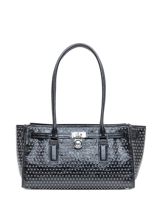 Michael Michael Korssmall Hamilton studded shoulder bag