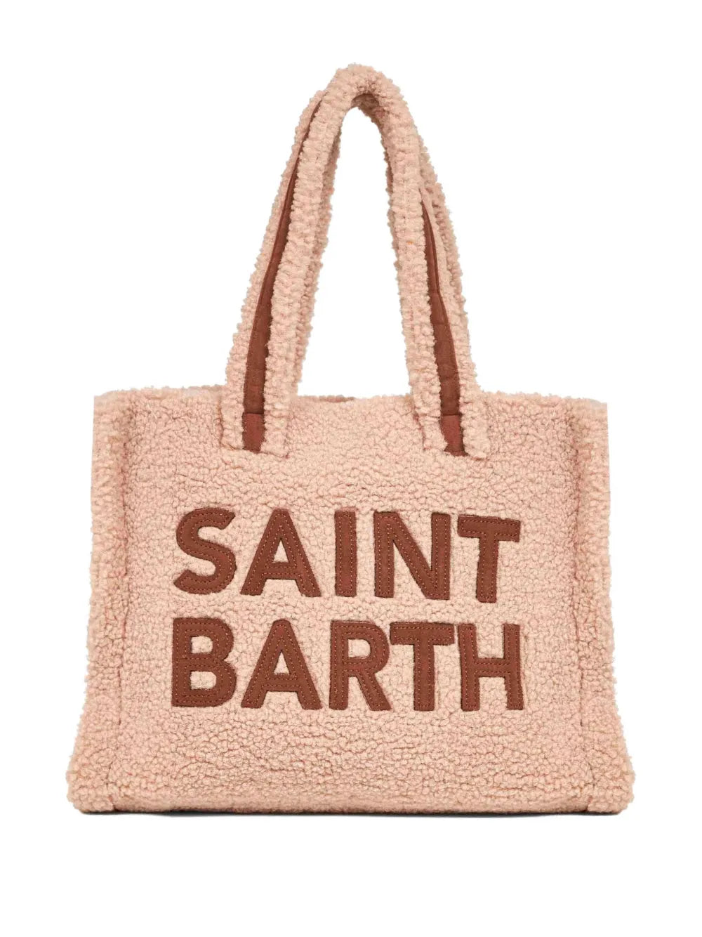 MC2 Saint Barthlogo-lettering teddy tote bag