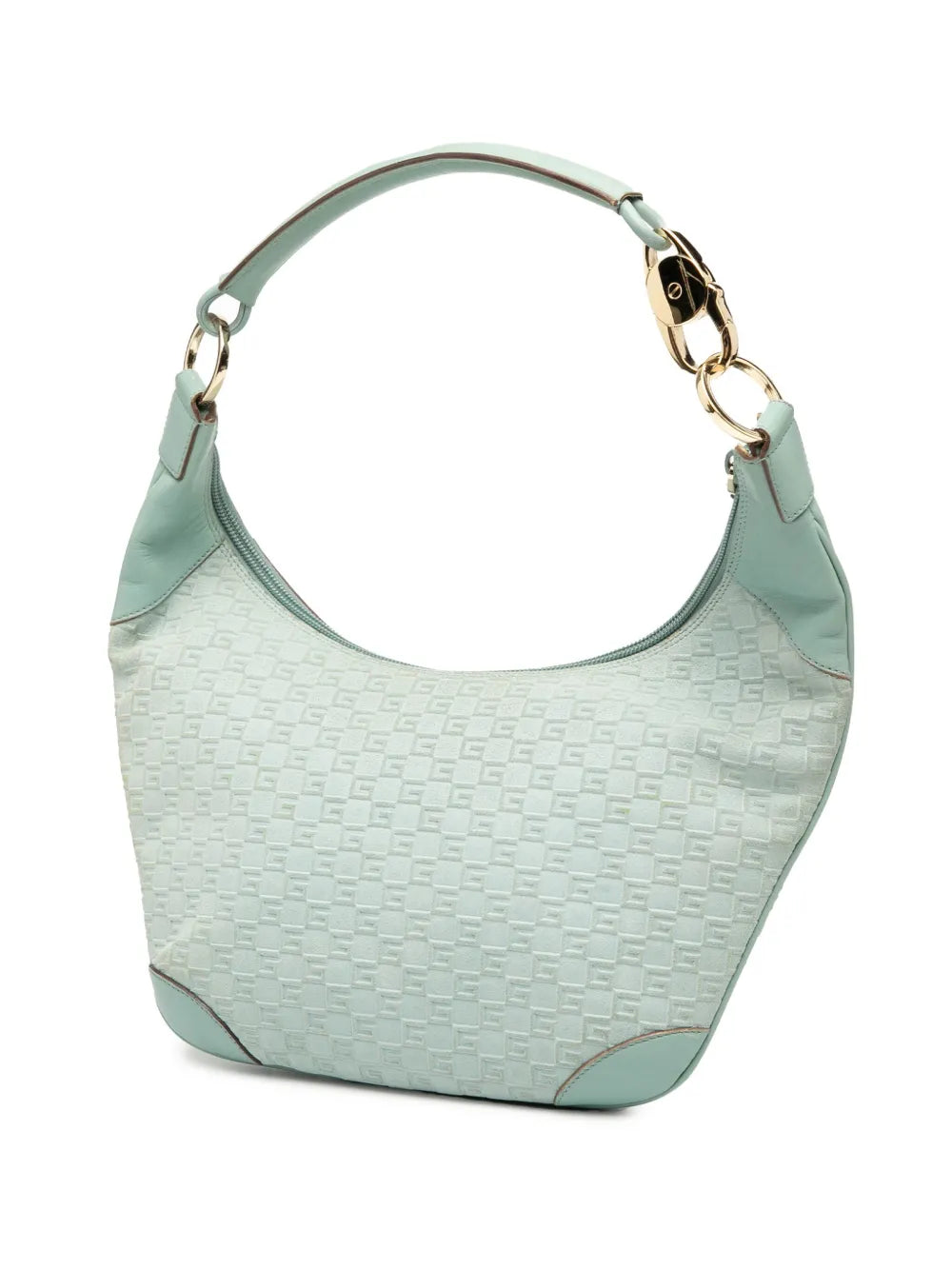 Pre-OwnedGucci Pre-Owned2000-2015 G Square Suede hobo bag