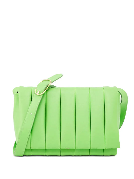 Themoireronia flap-top cross body bag
