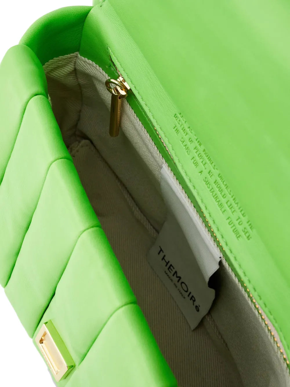 Themoireronia flap-top cross body bag