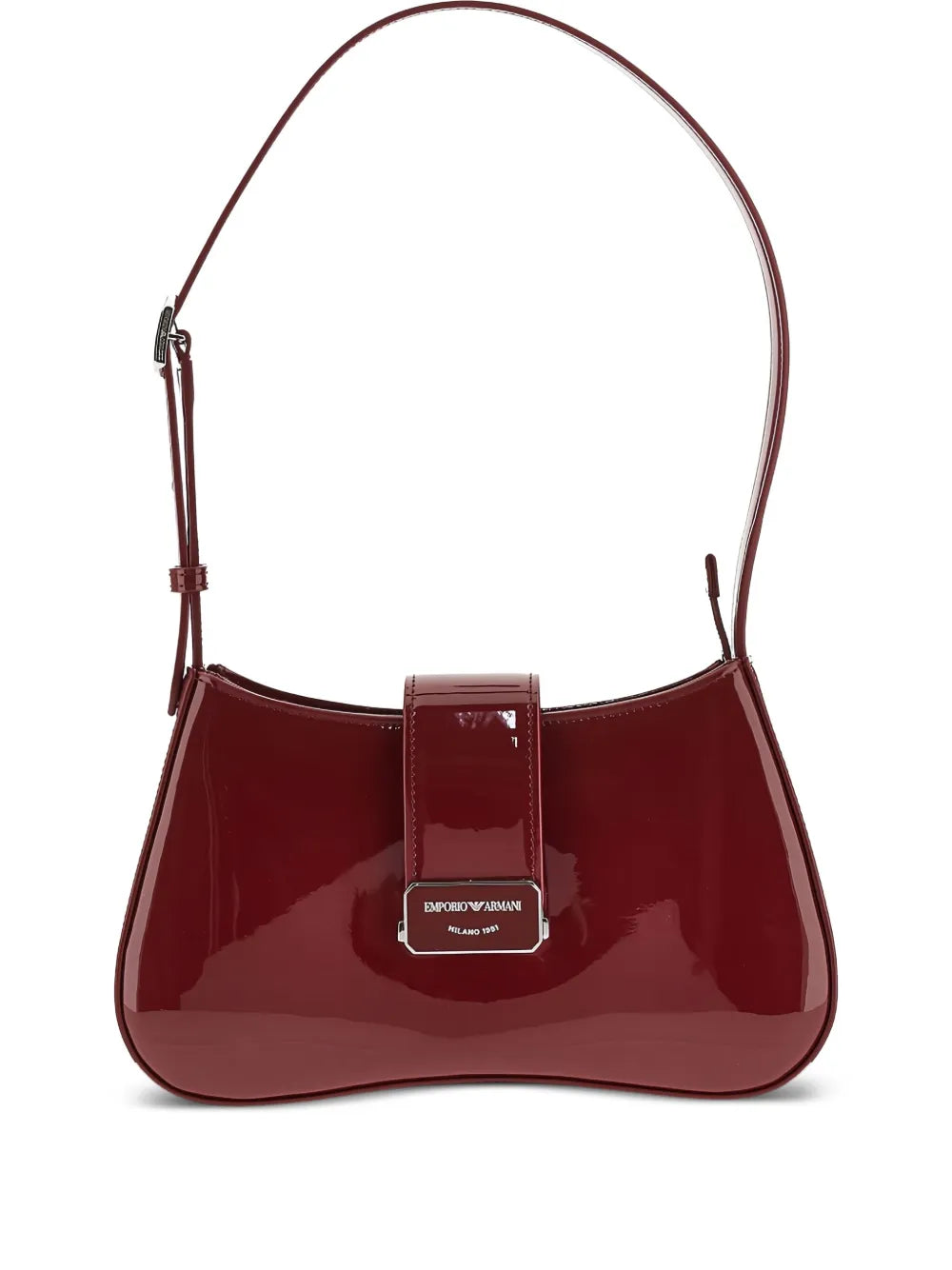 Emporio Armanilogo-plaque shoulder bag