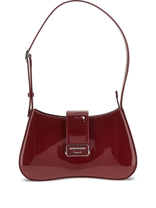 Emporio Armanilogo-plaque shoulder bag