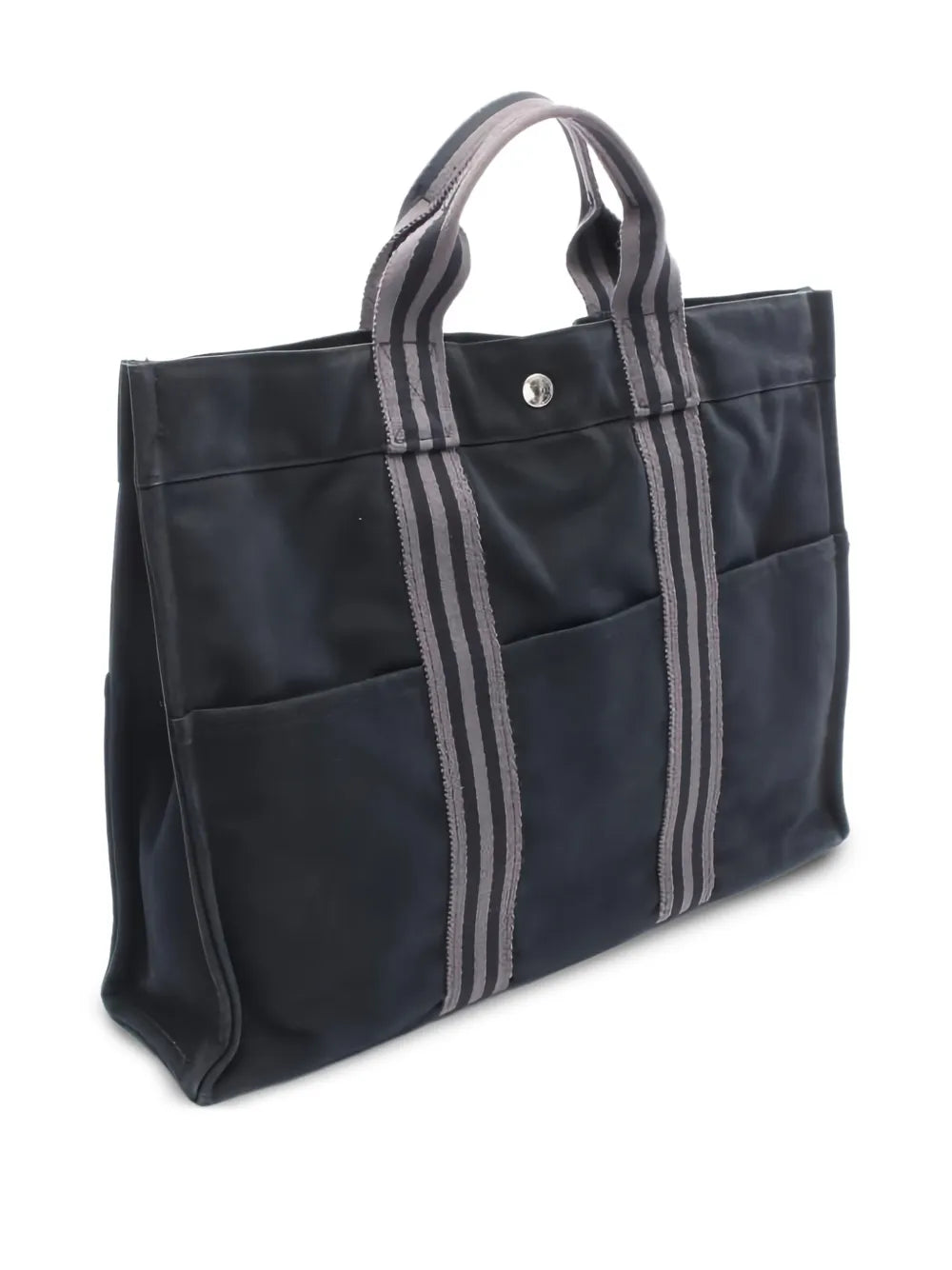 Pre-OwnedHermre-Owned2000s striped-handle tote bag