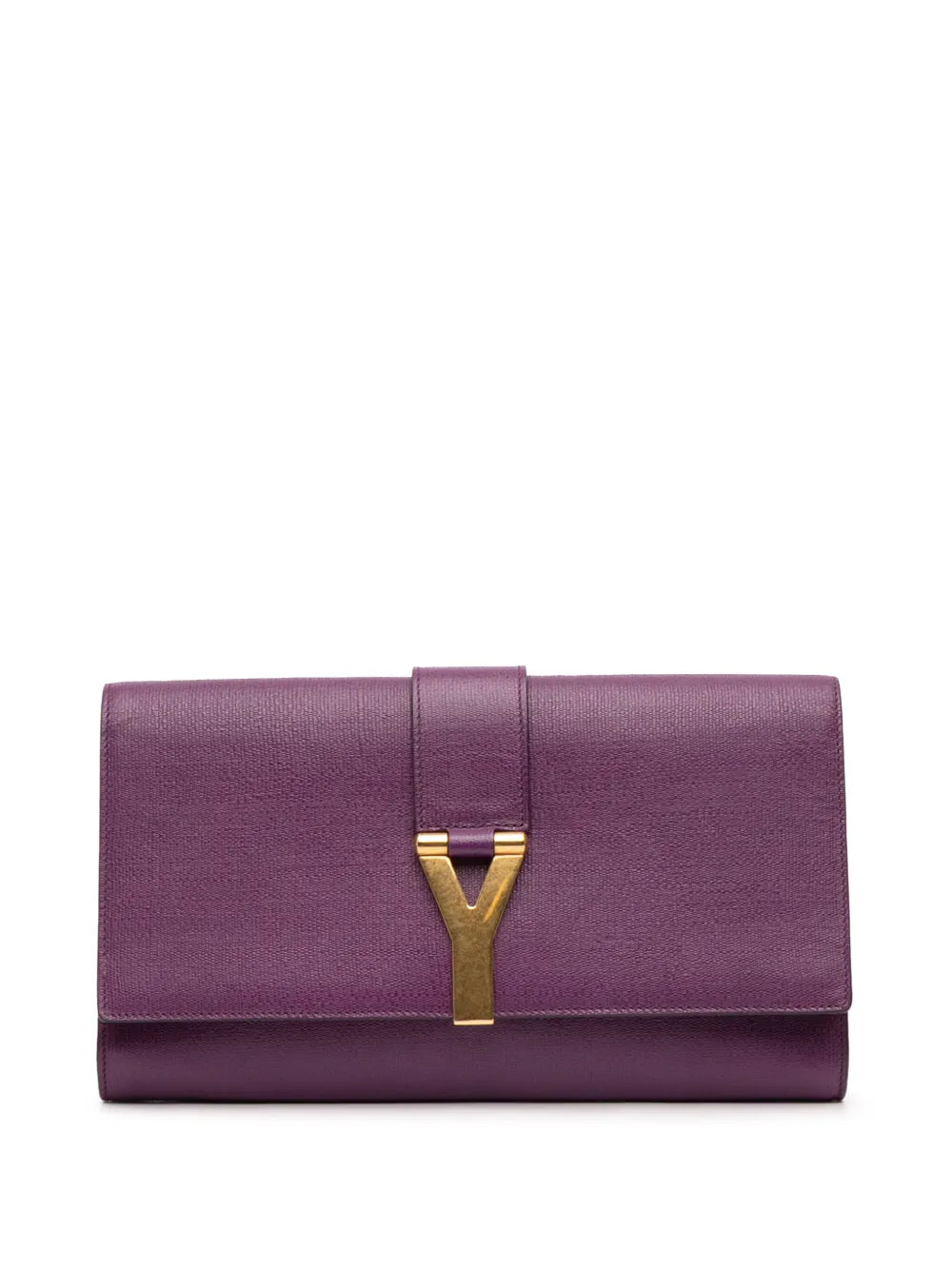 Pre-OwnedSaint Laurent Pre-Owned2000-2012 Textured Leather Chyc Ligne clutch bag