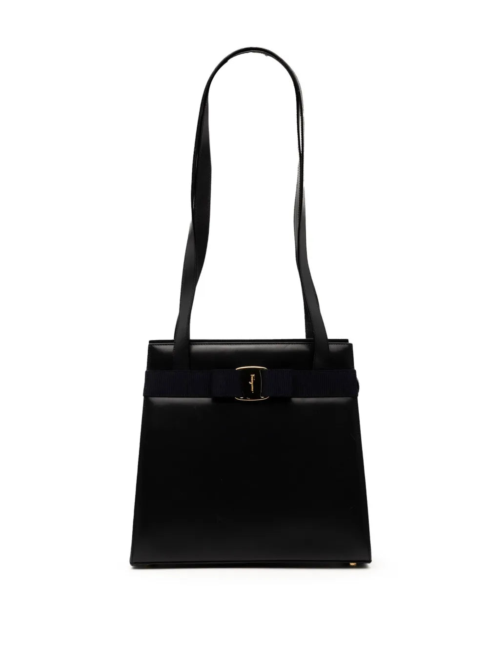 Pre-OwnedFerragamo Pre-Owned2010-2025 Leather Vara Bow shoulder bag