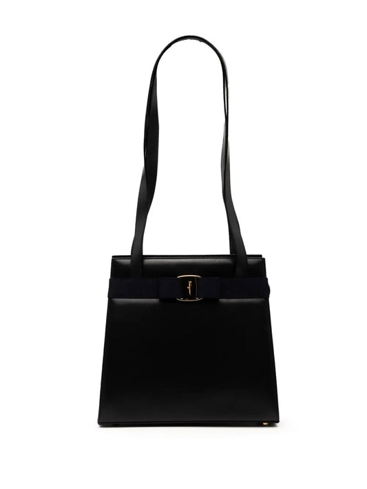 Pre-OwnedFerragamo Pre-Owned2010-2025 Leather Vara Bow shoulder bag