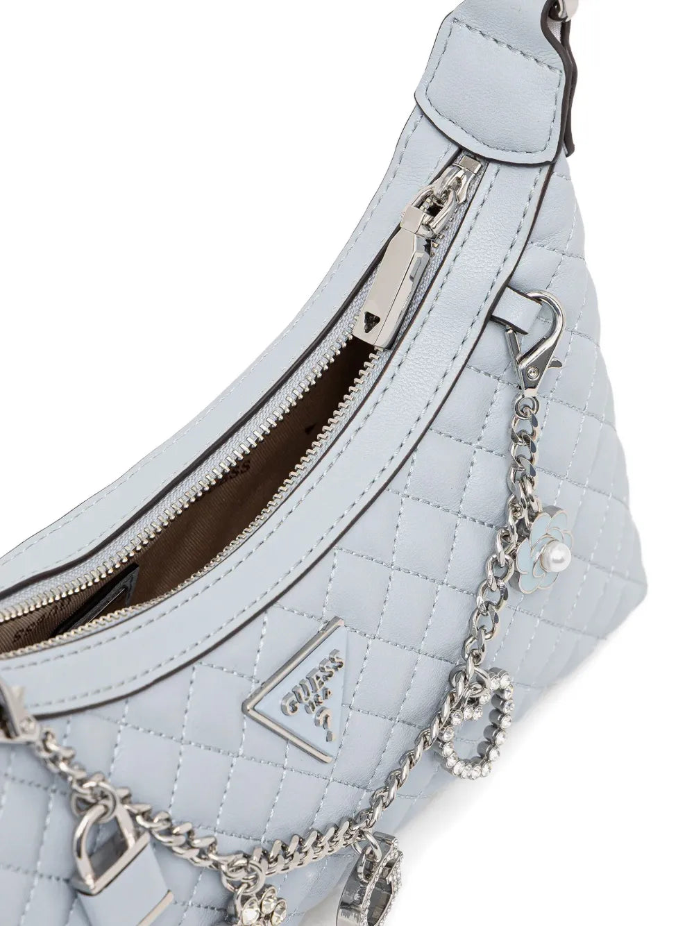 GUESS USAlogo-plaque leather shoulder bag