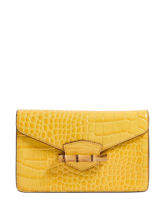 Pamela MunsonThe Jackie crocodile-effect clutch bag