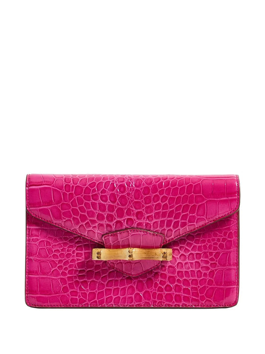 Pamela MunsonThe Jackie croc-embossed clutch