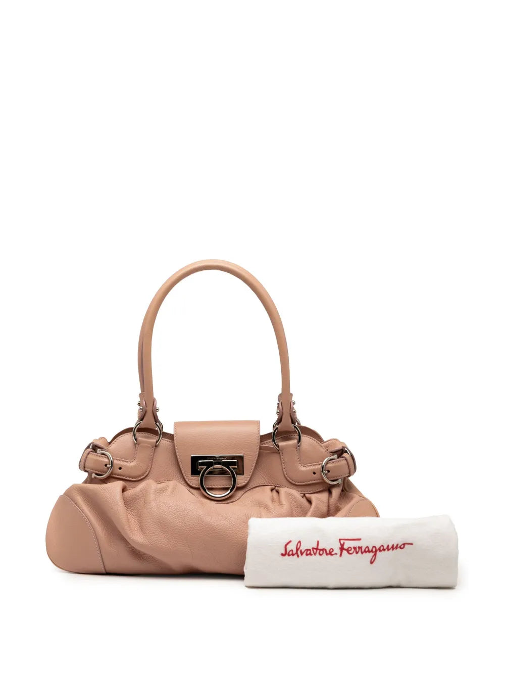 Pre-OwnedFerragamo Pre-Owned2017 Leather Gancini Marisa handbag