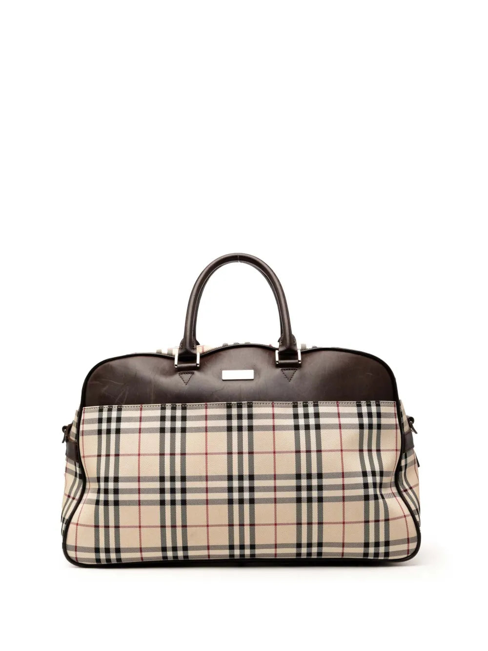 Pre-OwnedBurberry Pre-Owned2000-2017 House Check Canvas travel bag