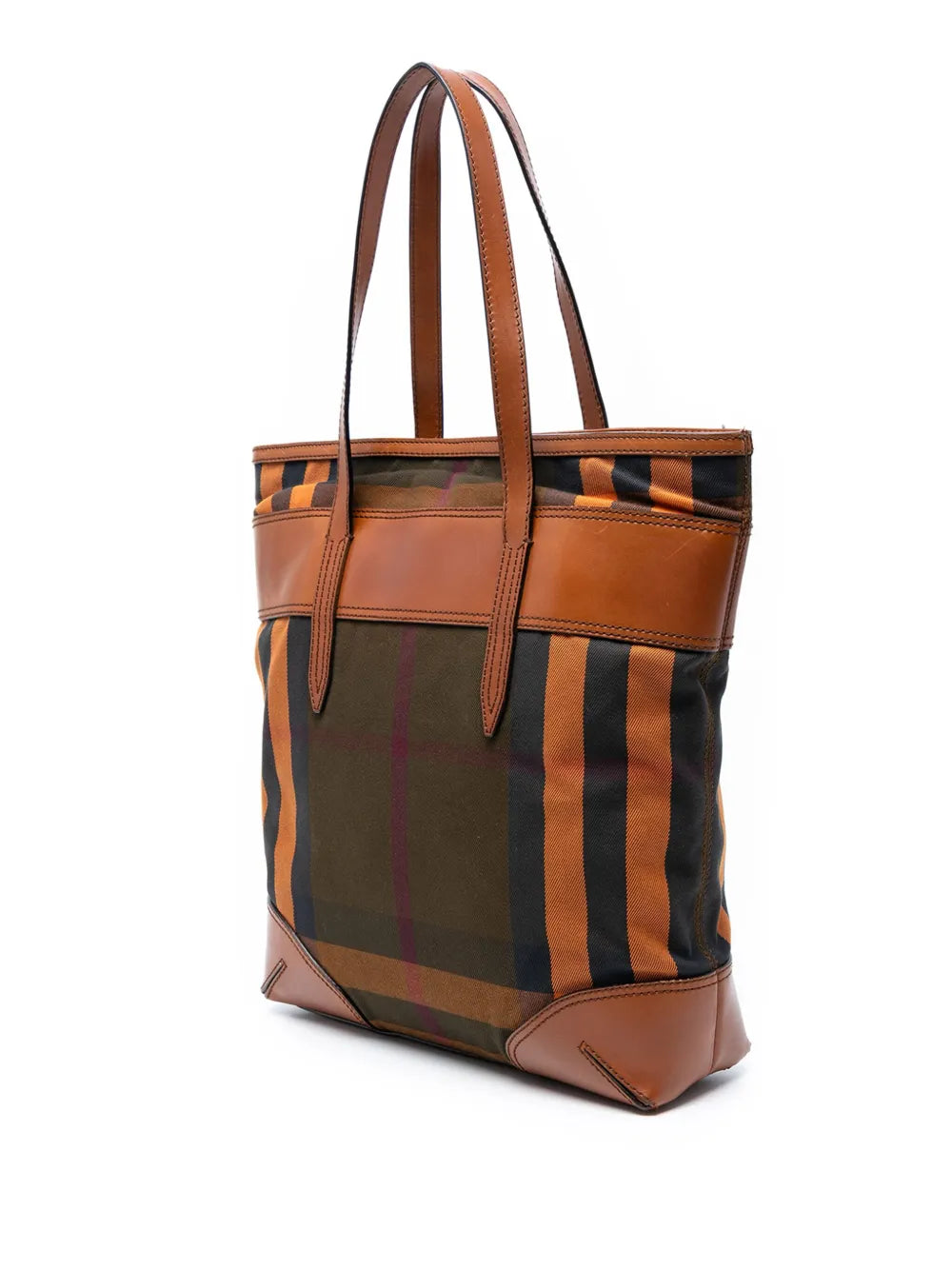 Pre-OwnedBurberry Pre-Owned2000-2017 House Check Canvas tote bag