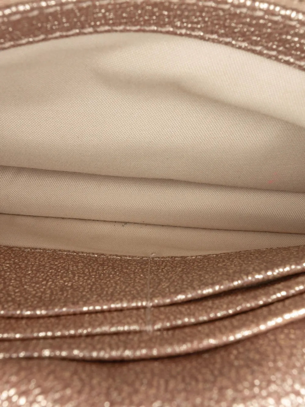 Pre-OwnedMulberry Pre-Owned2000-2015 Metallic Grained Calfskin Bayswater Wallet on Chain crossbody bag