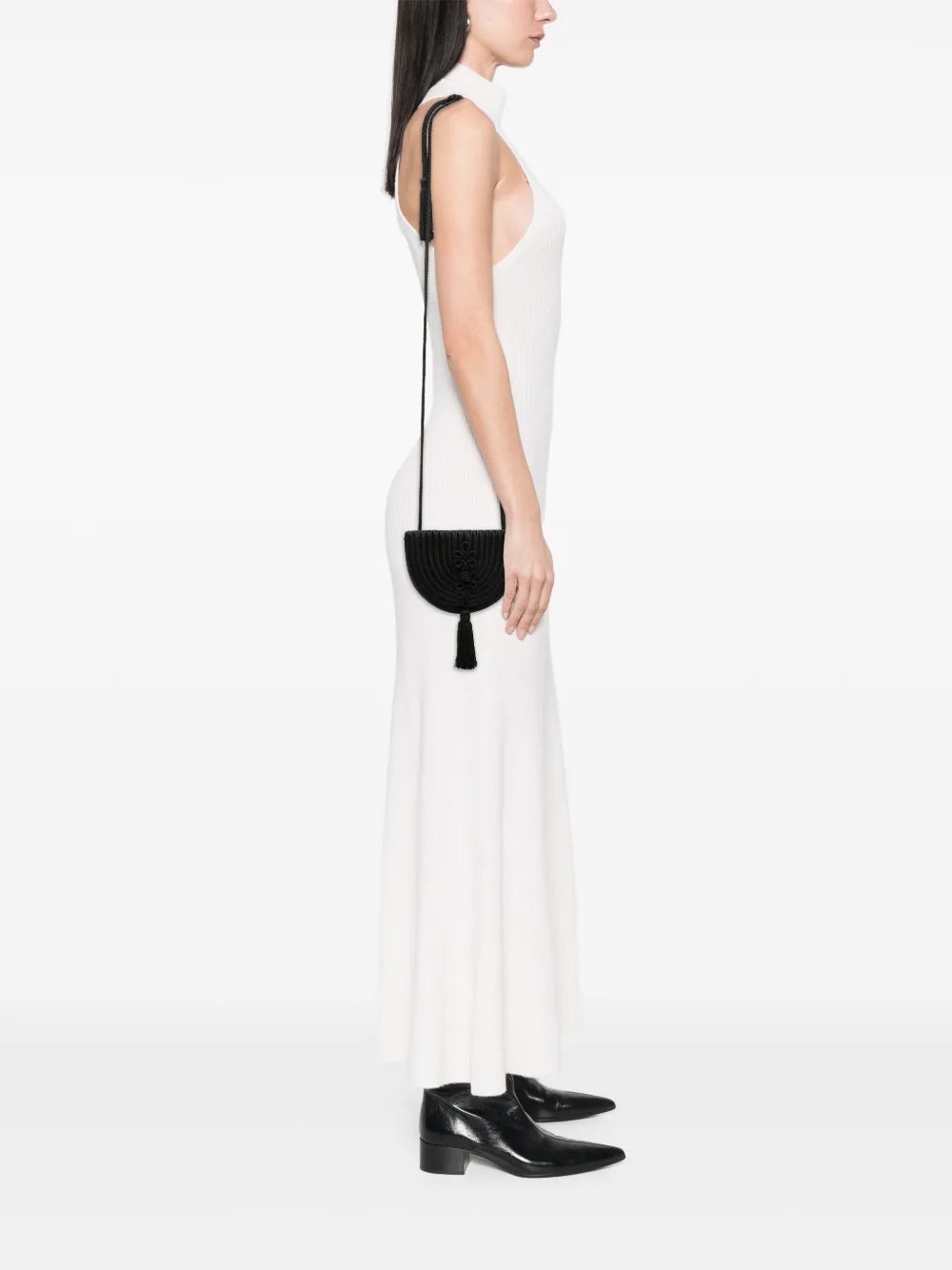 Pre-OwnedSaint Laurent Pre-Owned20th Century Silk Cord Passementerie Tassel crossbody bag