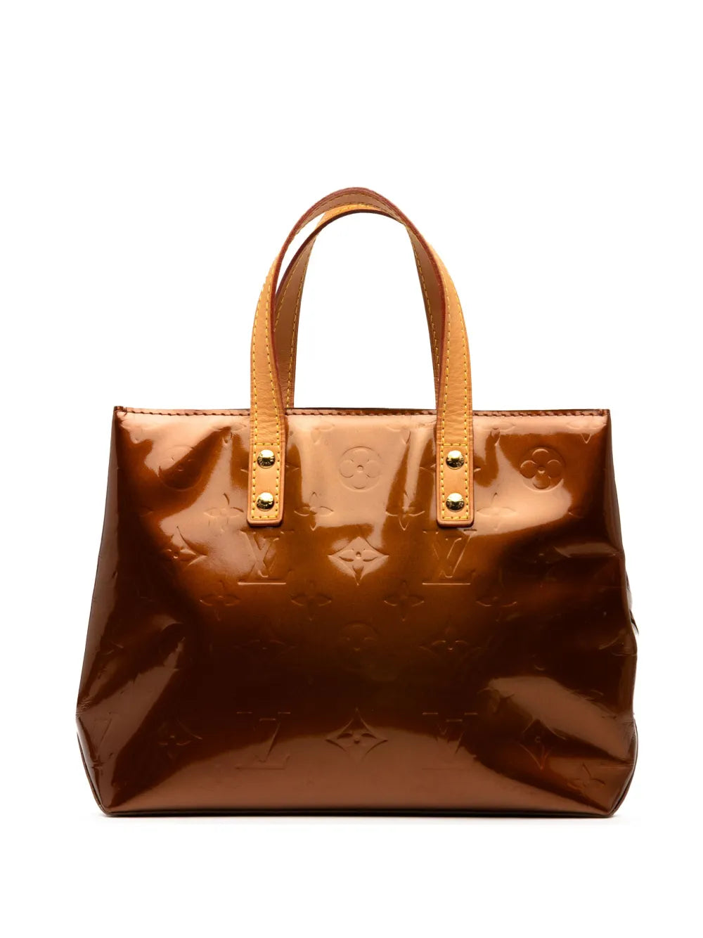 Pre-OwnedLouis Vuitton Pre-Owned2002 Monogram Vernis Reade PM handbag