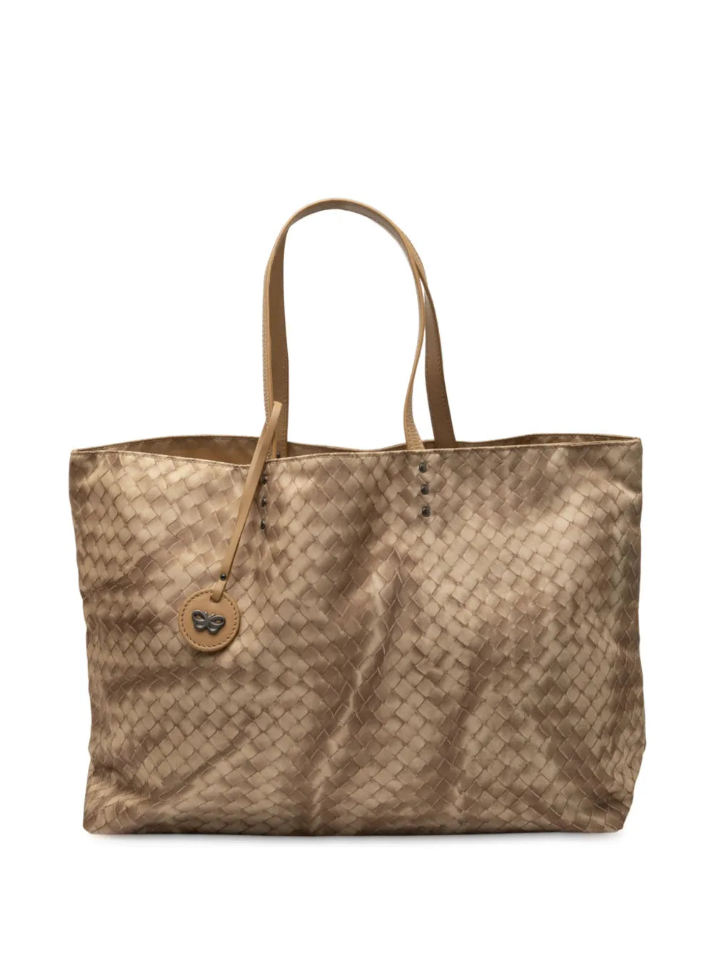 Pre-OwnedBottega Veneta Pre-Owned2012-2025 Nylon Intrecciolusion tote bag