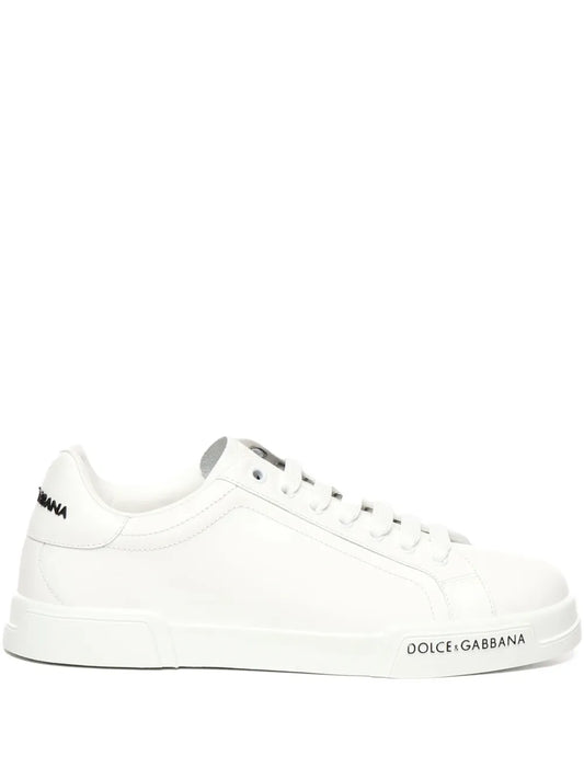 Dolce & Gabbana Portofino Leather Low-Top