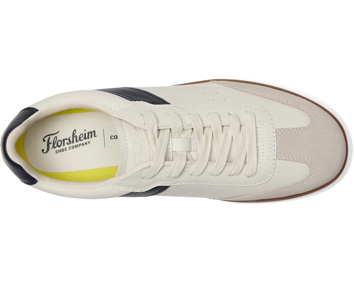 Men's Florsheim Pace T-toe Lace Up Sneakers Bone Multi