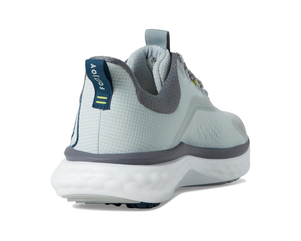 Men's FootJoy FJ Quantum Golf Shoes Grey/White/Bliue