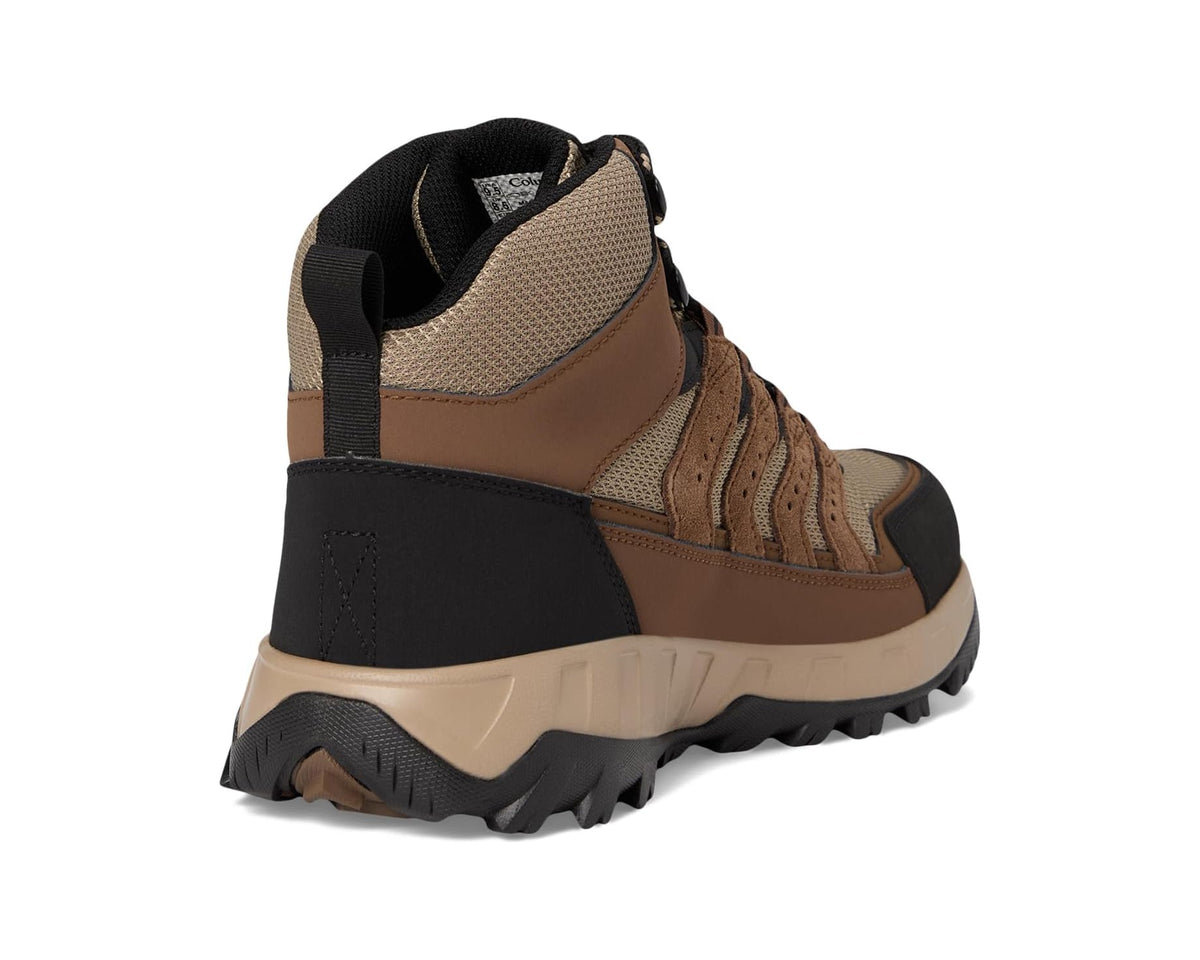 Men's Columbia Strata Trail Mid Waterproof Dark Brown/Khaki II