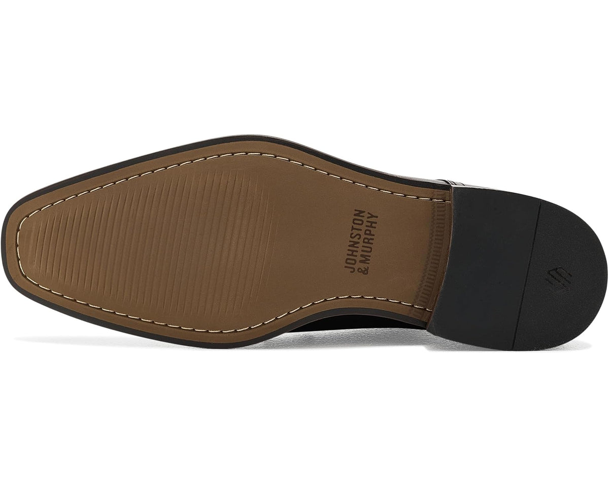Men's Johnston & Murphy Burke Plain Toe Black Full Grain