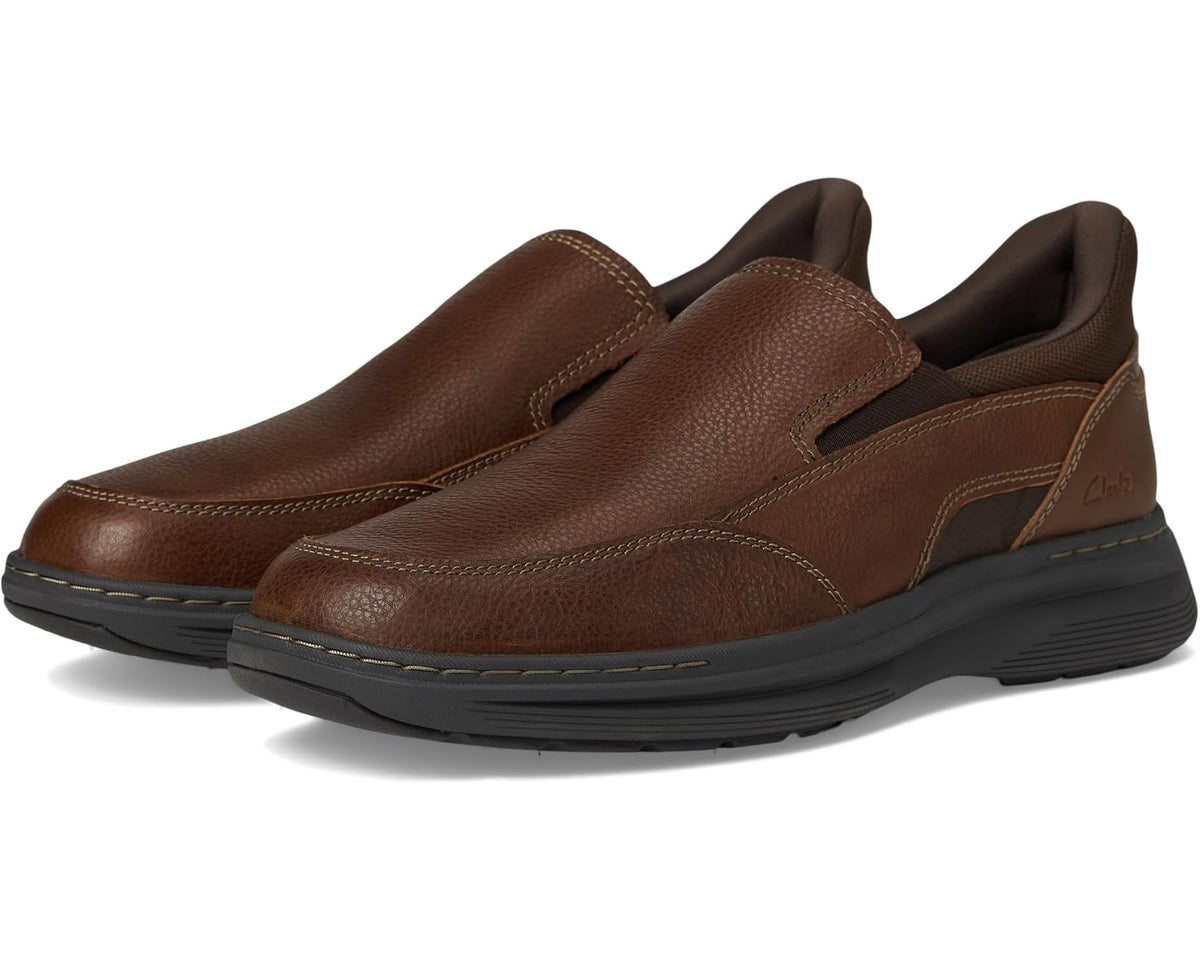 Men's Clarks Craftwell Step Brown Tumbled Leather